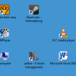 Icons auf dem Windows-Desktop