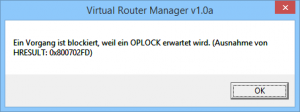 Virtual Router Manager Oplock