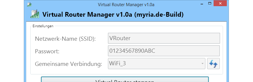 Virtual Router Manager 1.0a
