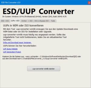 Aus UUP-Dateien ein ISO erstellen