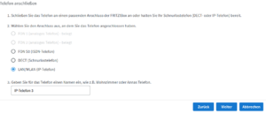 Neues Telefoniegerät einrichten